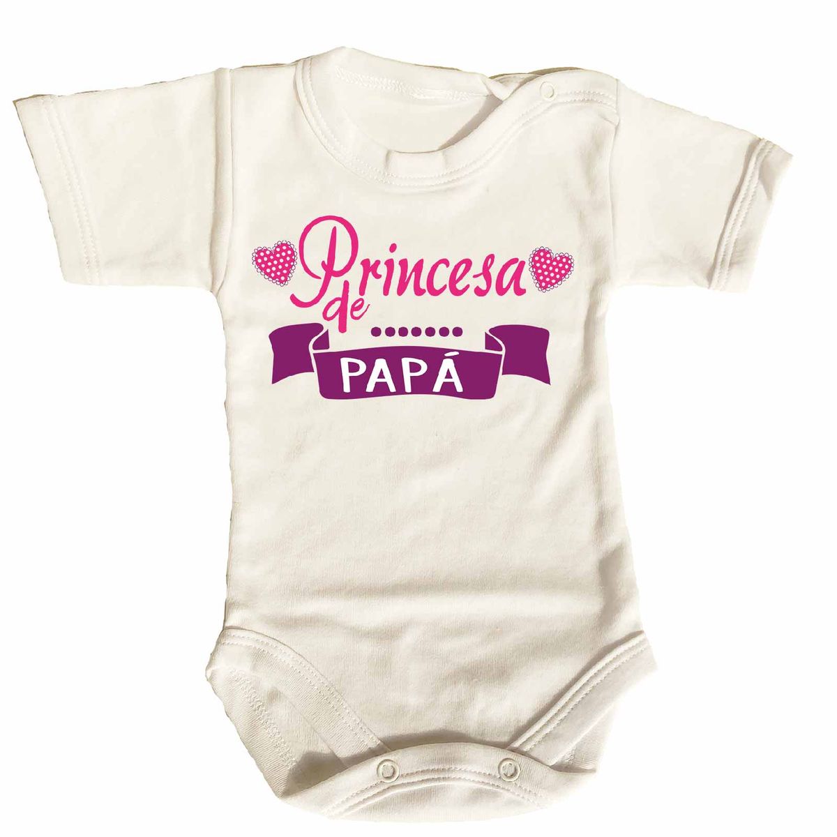 GENERICO - PILUCHOS  BODY DE BEBE PRINCESA DE PAPÁ