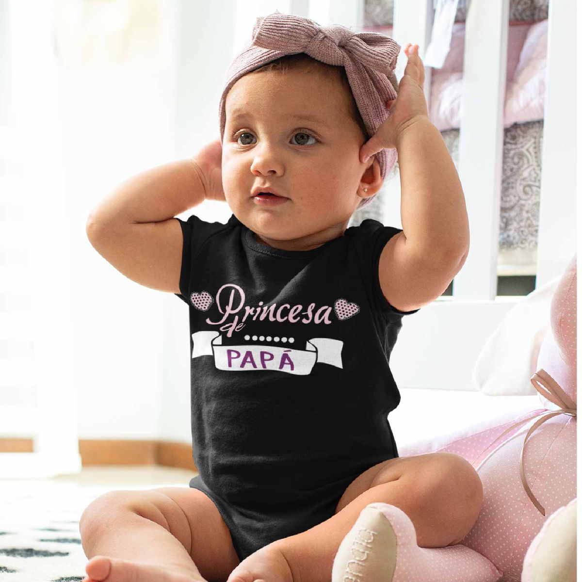 GENERICO - PILUCHOS  BODY DE BEBE PRINCESA DE PAPÁ