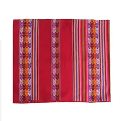GENERICO - Manta Andina 1.20 X 1.10 Cm Mantel Andino - Rojo