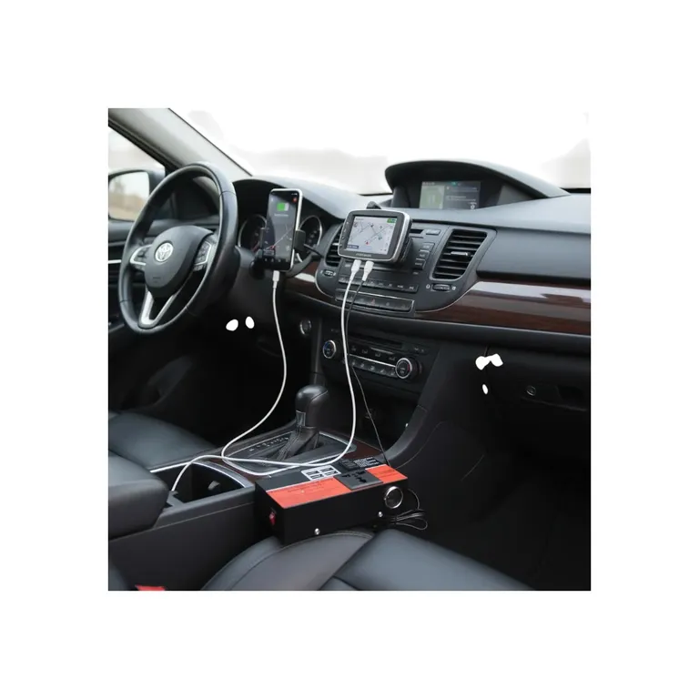 GENERICO Inversor corriente autos convertidor 1500w 12-24v 110-220v ...