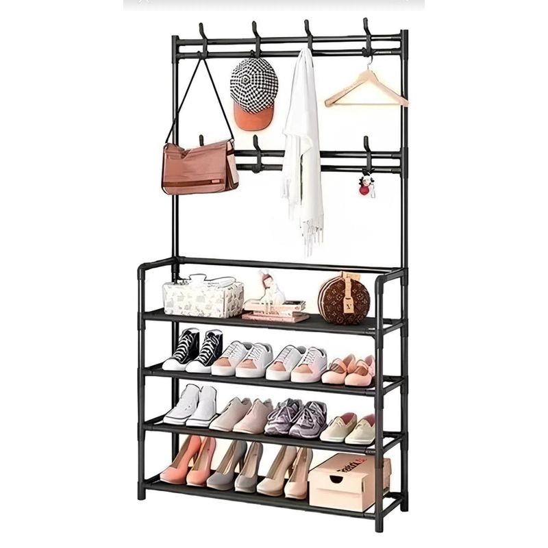 GENERICO - Colgador organizador zapatos armario perchero 60cm ancho