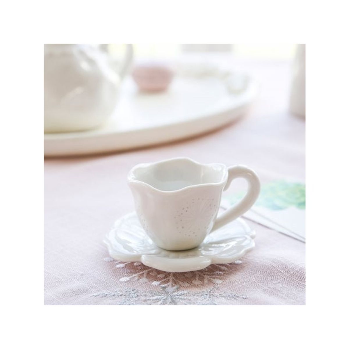 BILBOLA - Taza ángel de rosas