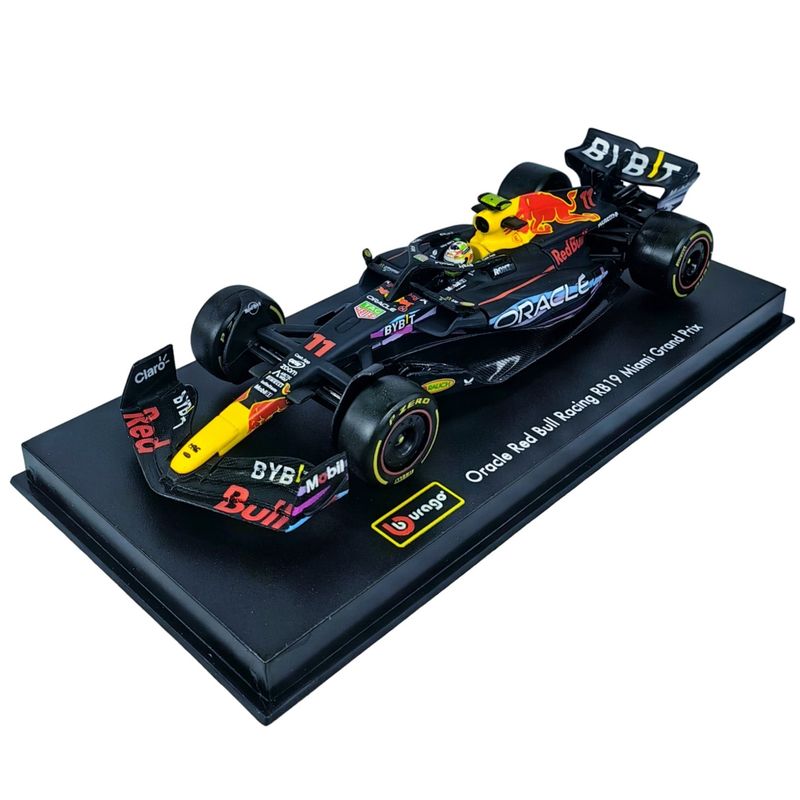 BBURAGO - Auto F1 RedBull RB19 Miami 2023 Checo Perez Caja Acrili 1:43