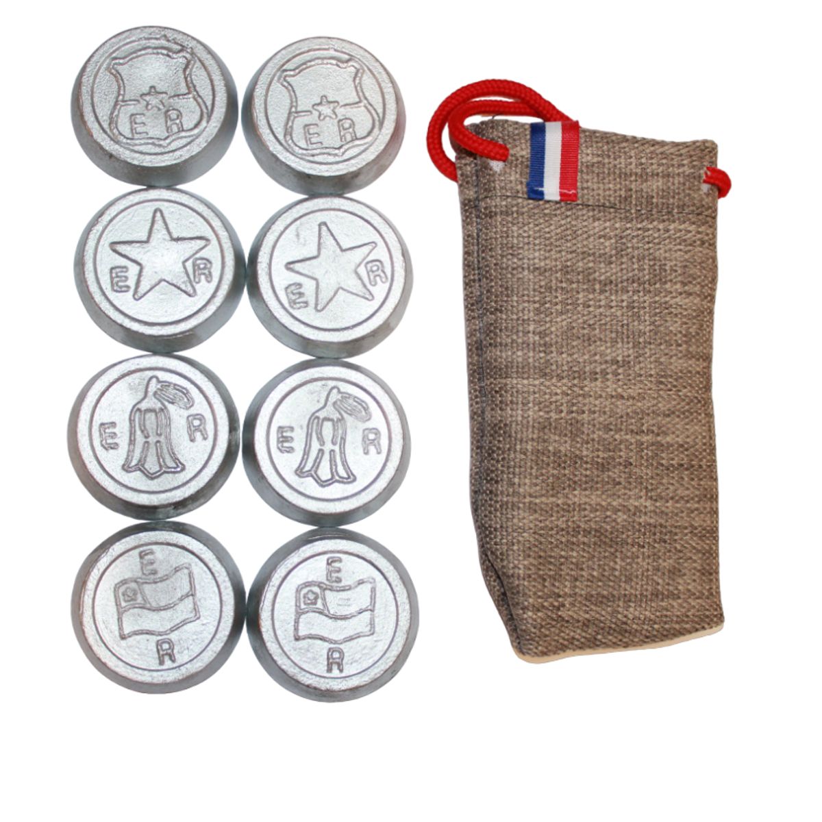 GENERICO - Tejos de Rayuela con Funda de Transporte Diseño Diferenciado