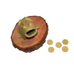 GENERICO - Juego de la Rana Sobre Tronco Rústico