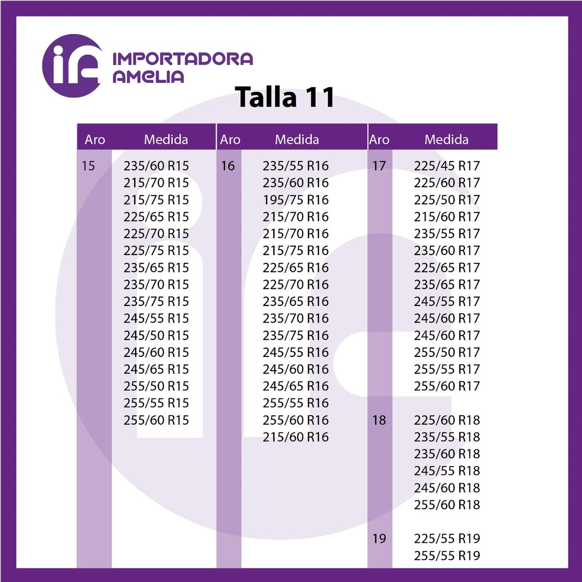 GENERICO - Kit 12 Cadenas Para Nieve adjustables con bolso T11