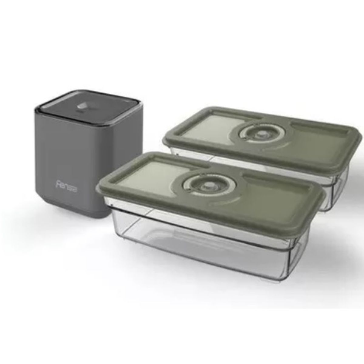 FENSA - Set de dos contenedores más selladora al vacío