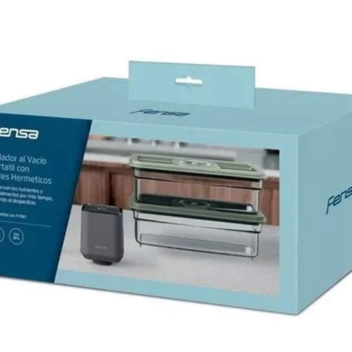 FENSA - Set de dos contenedores más selladora al vacío
