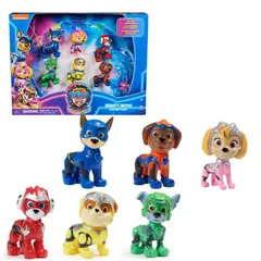 PAW PATROL - Set De 6 Figuras Mighty Movie