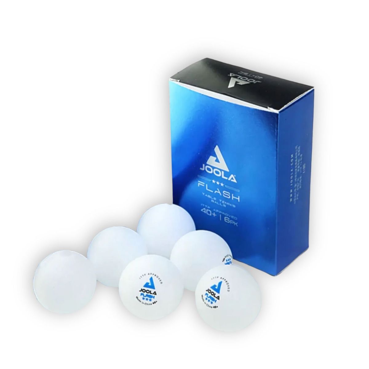 CRUSEC - Pelotas Profesionales Ping Pong JOOLA 3 Estrellas Pack de 6