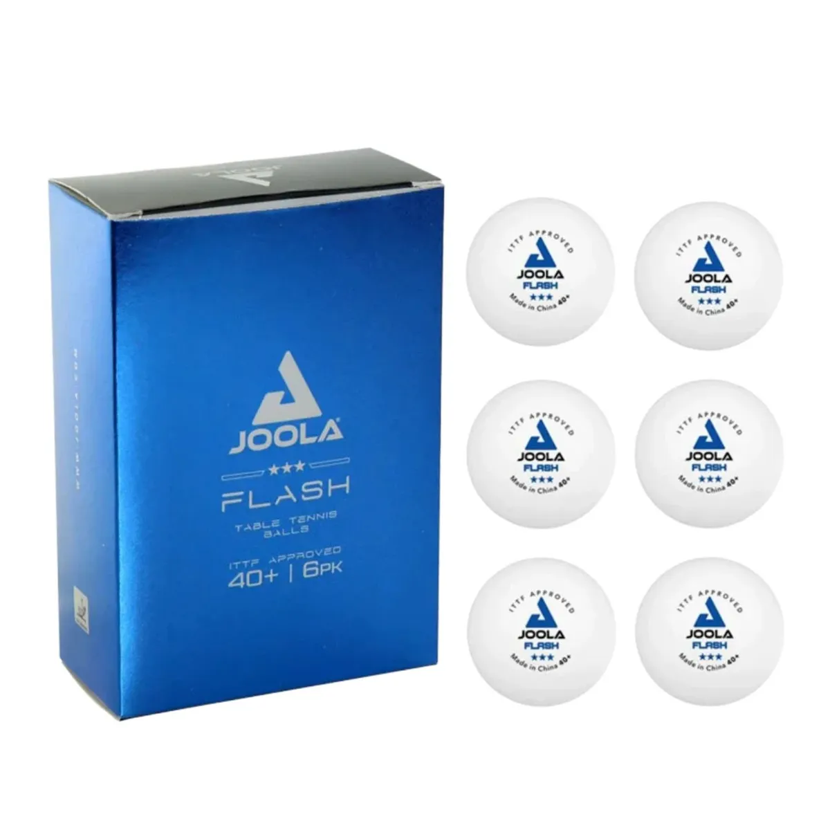 CRUSEC - Pelotas Profesionales Ping Pong JOOLA 3 Estrellas Pack de 6