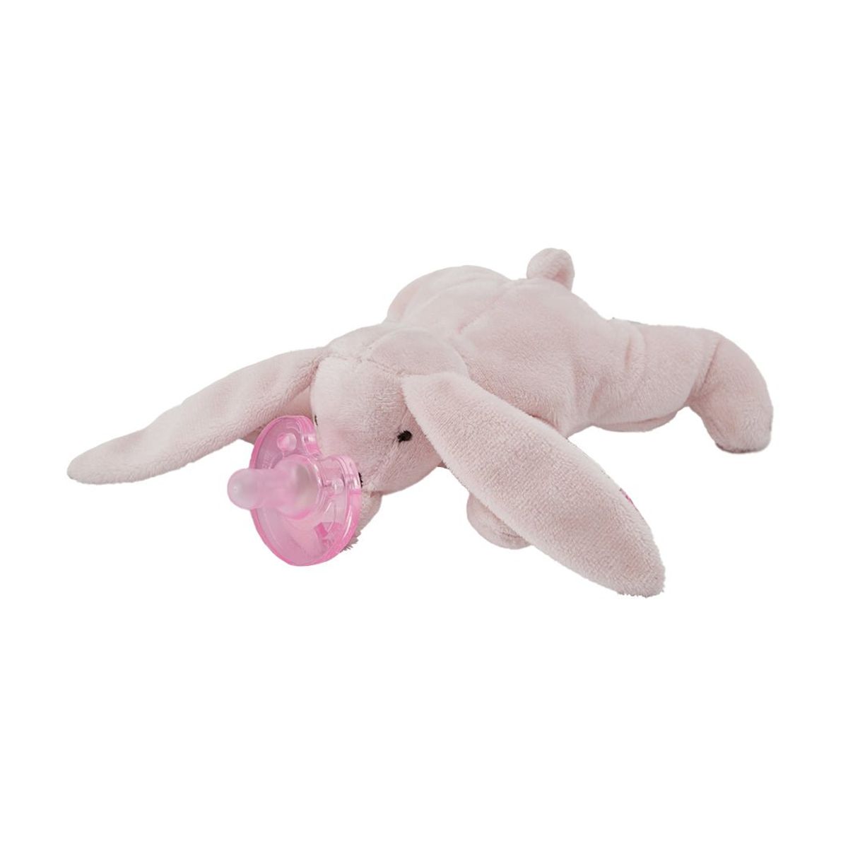 BILBOLA - Sujetador de chupete en forma de conejo color Rosado