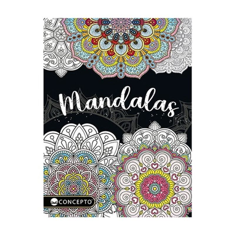 ANTARTICA LIBROS - RELAX ARTE SERIE GLITTER -MANDALAS