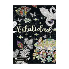 ANTARTICA LIBROS - RELAX ARTE SERIE GLITTER -VITALIDAD
