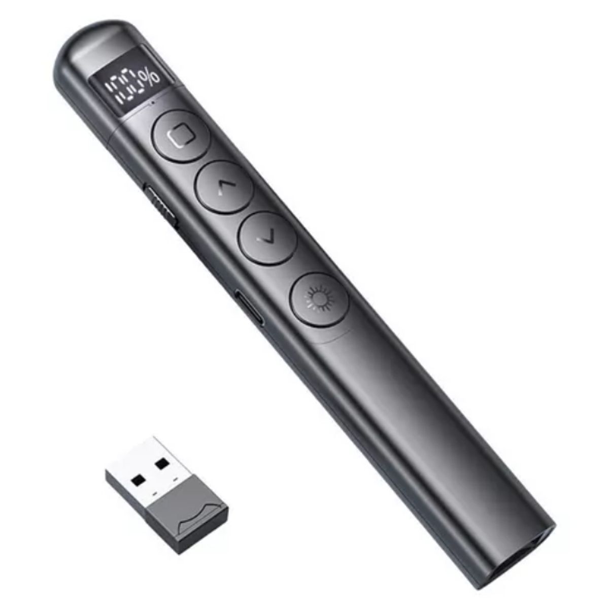 ATURE - Puntero Láser Power Point Usb Ergonómico Recargable