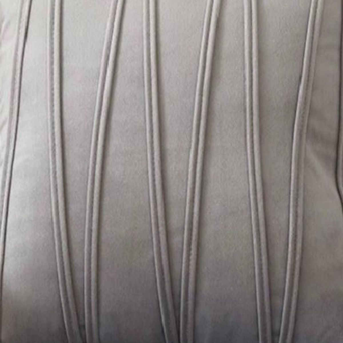 GENERICO - Set de 4 Fundas de Cojín Estilo Terciopelo-Gris