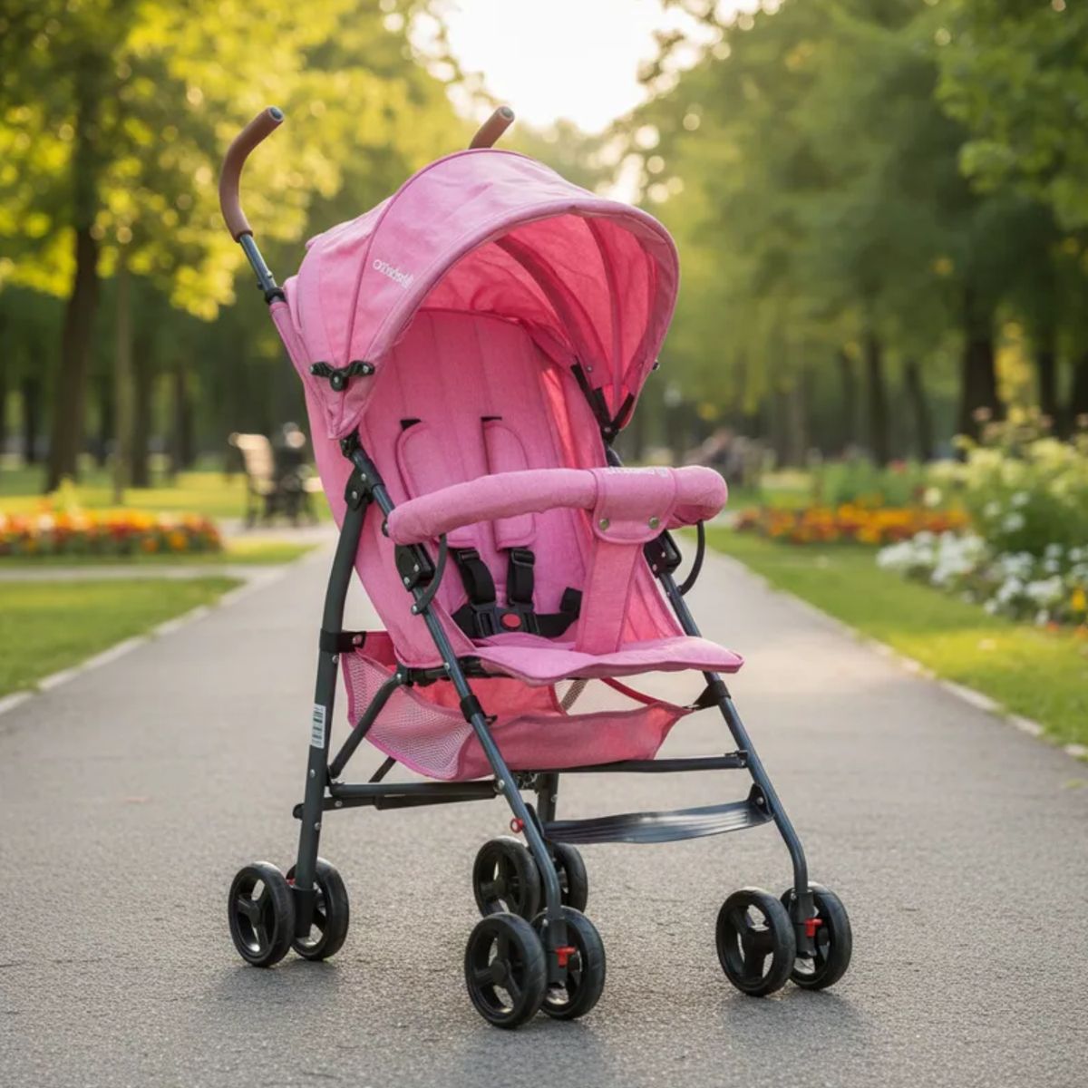 BEBESIT - Coche Paragua 5126 Rosado