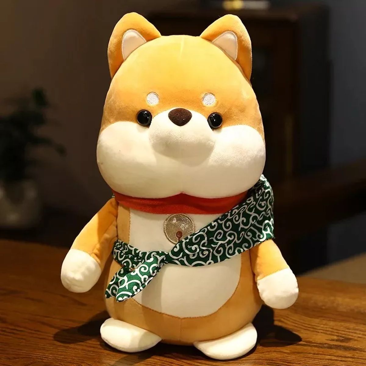 GENERICO - Peluche Perro Shina inu con pañoleta
