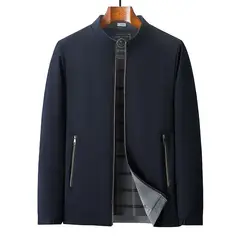 KNOWMLAB - Chaqueta Casual Hombre Negro