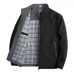 KNOWMLAB - Chaqueta Casual Hombre Negro.
