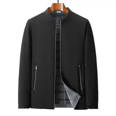 KNOWMLAB - Chaqueta Casual Hombre Negro