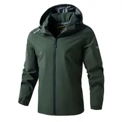 KNOWMLAB - Chaqueta Casual Hombre Con Sombrero Negro
