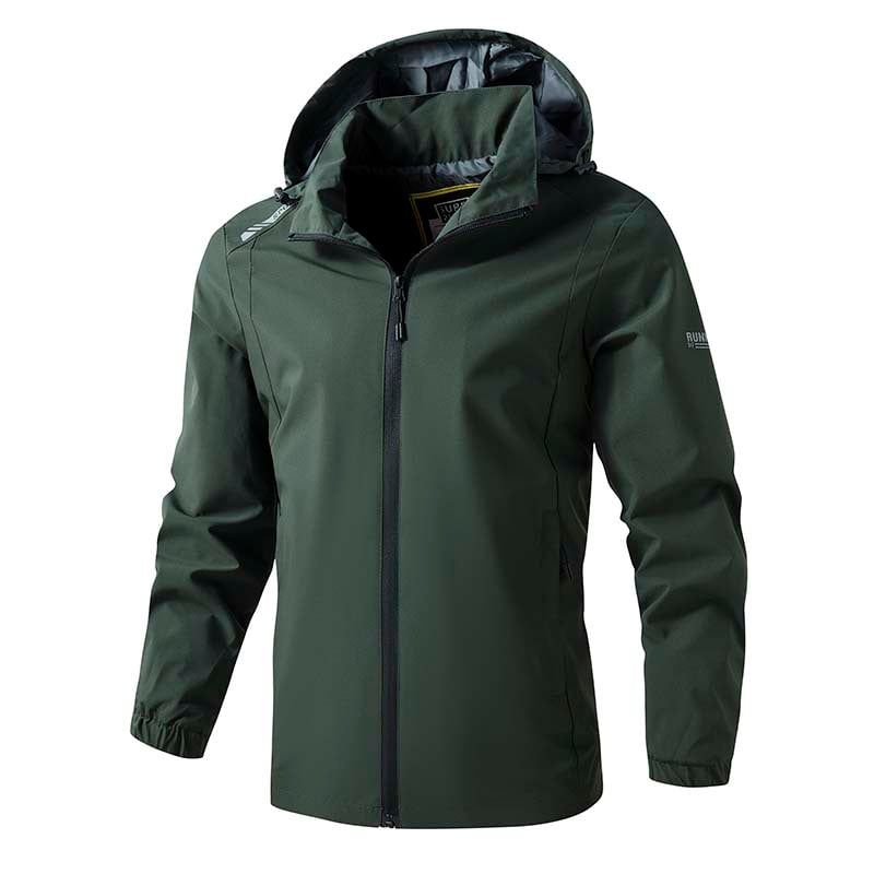 KNOWMLAB - Chaqueta Casual Hombre Con Sombrero Negro