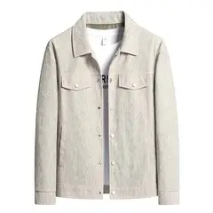 KNOWMLAB - Chaqueta Casual Hombre Marrón