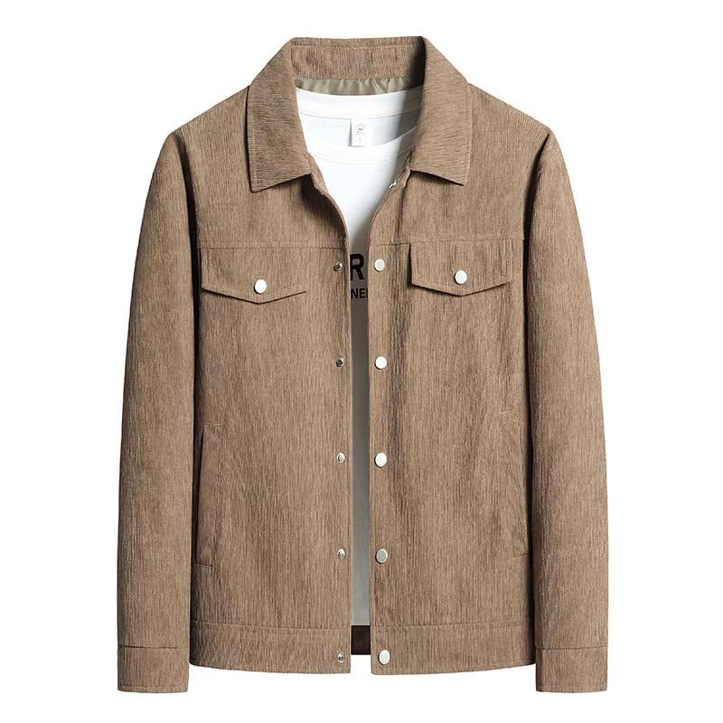 KNOWMLAB - Chaqueta Casual Hombre Marrón