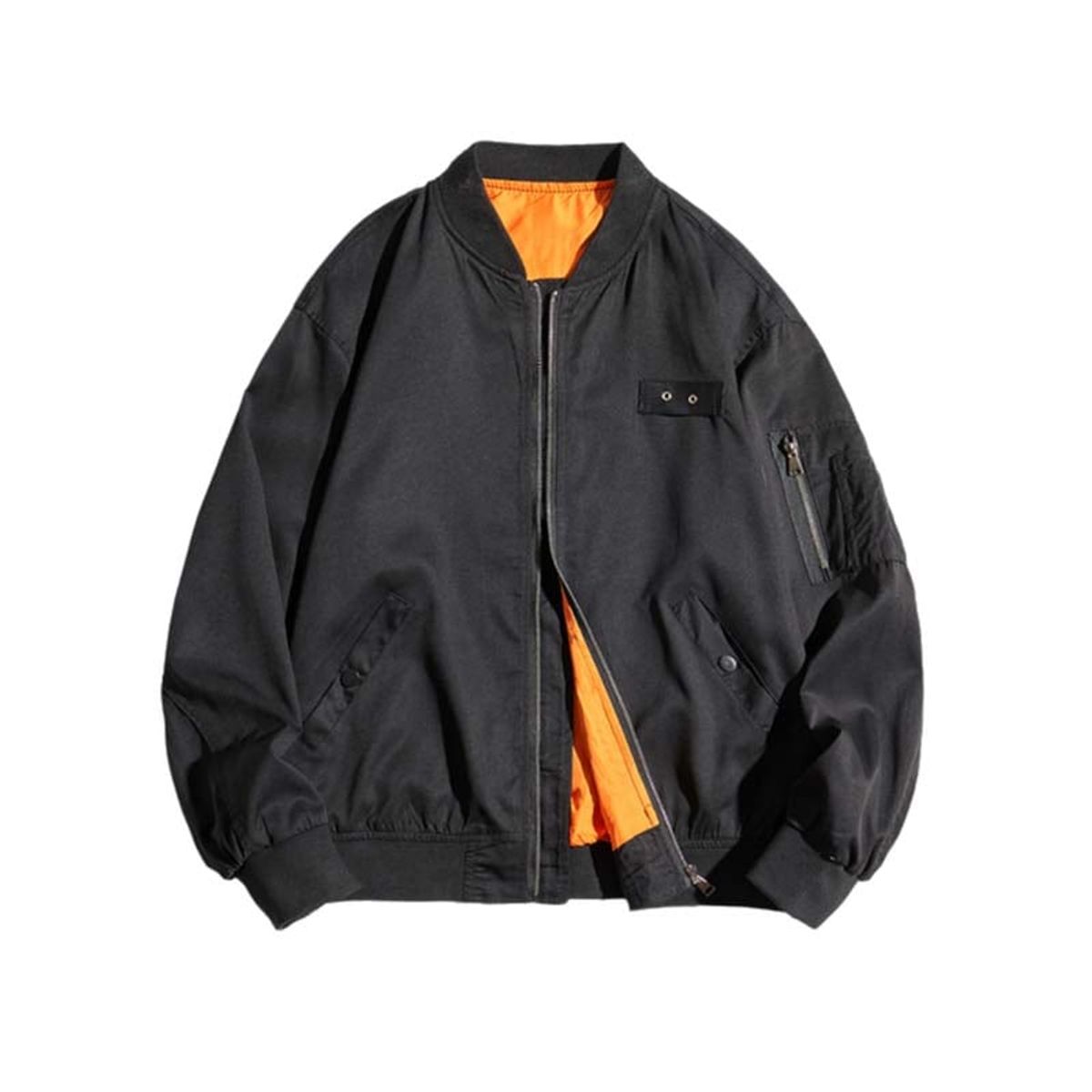 KNOWMLAB - Chaqueta Casual Hombre Negro.