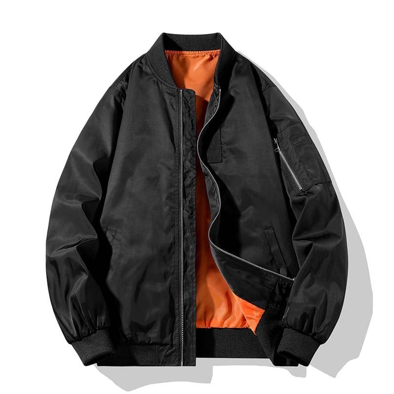 KNOWMLAB - Chaqueta Casual Hombre Negro