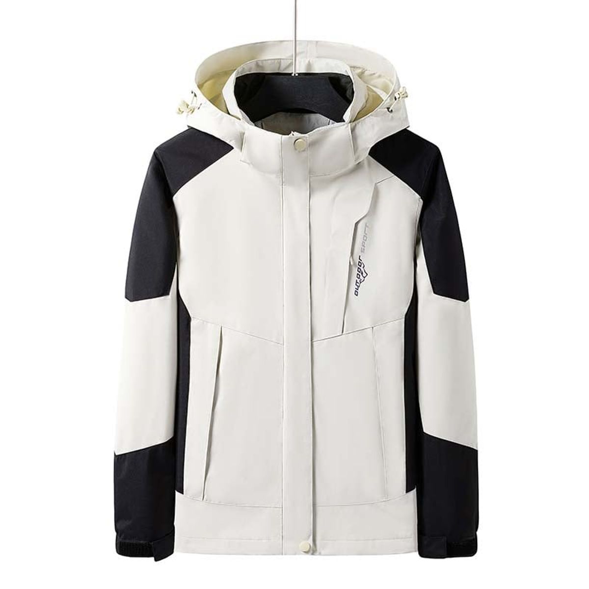 KNOWMLAB - Chaqueta Casual Hombre Con Sombrero Negro