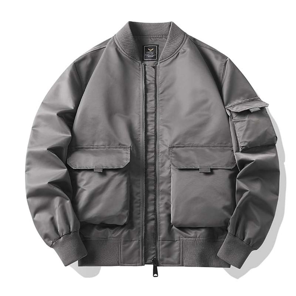 KNOWMLAB - Chaqueta Casual Hombre Negro