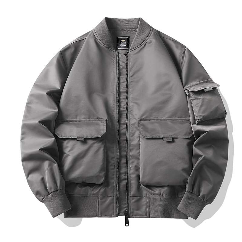 KNOWMLAB - Chaqueta Casual Hombre Negro