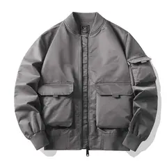 KNOWMLAB - Chaqueta Casual Hombre Negro