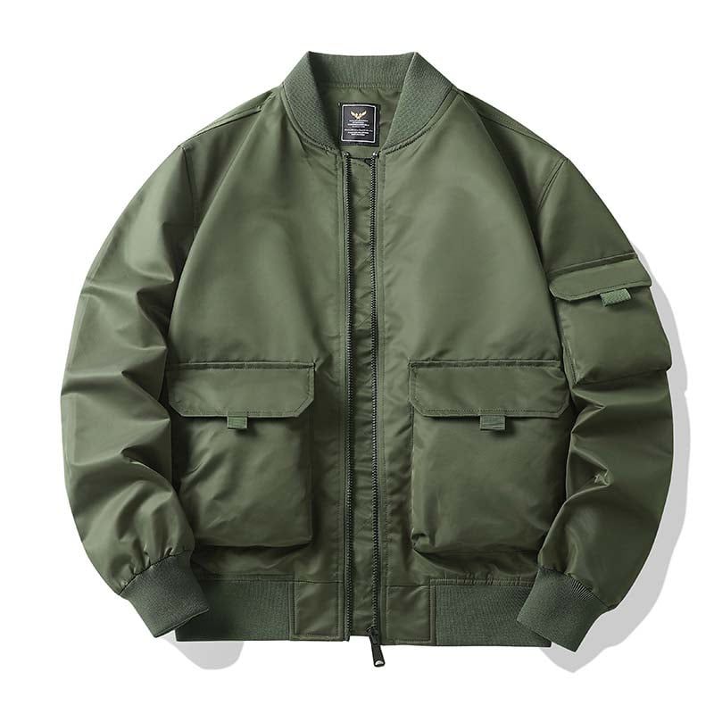 KNOWMLAB - Chaqueta Casual Hombre Negro