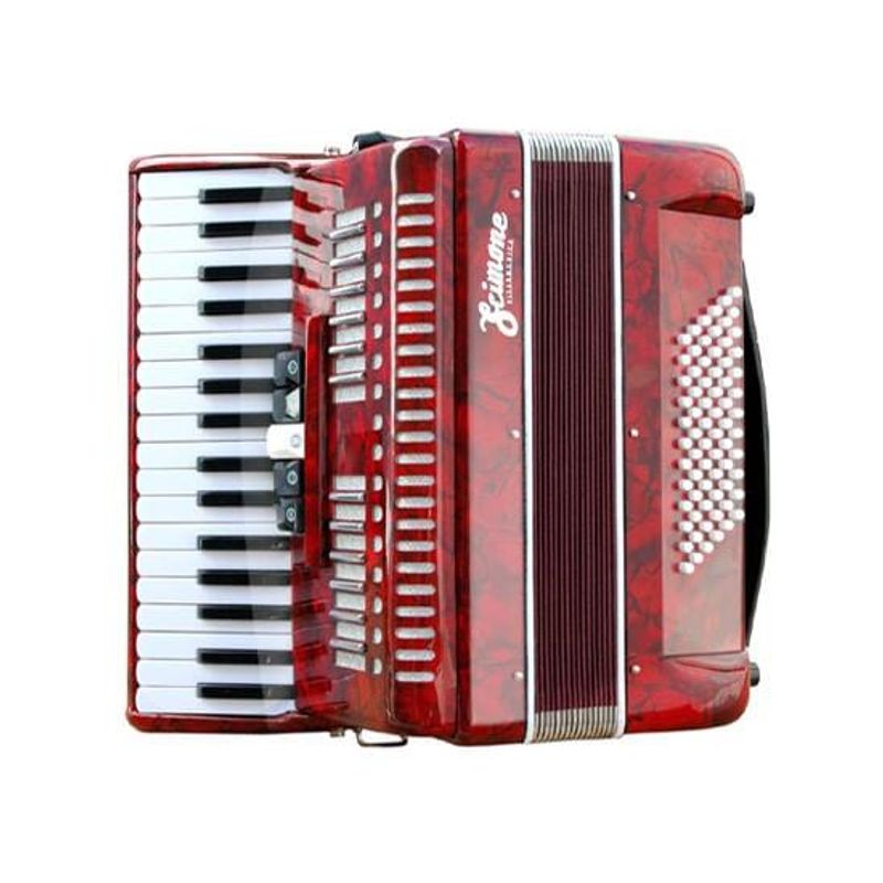 SCIMONE - Acordeón Scimone 2353 34K 72 bajos - Red
