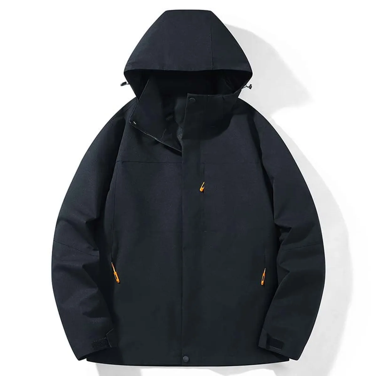 KNOWMLAB - Chaqueta Casual Hombre Con Sombrero Negro.