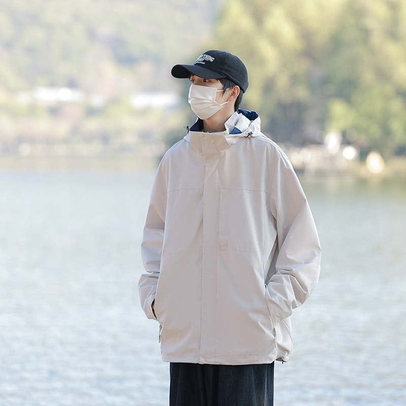 KNOWMLAB Chaqueta Casual Hombre Con Sombrero