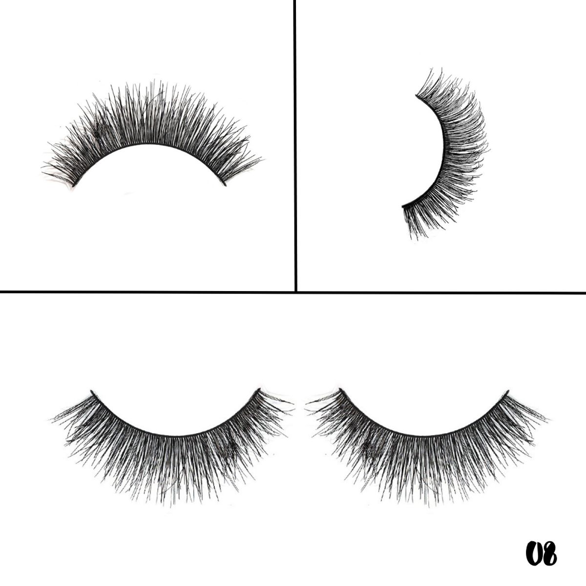 GENERICO - J LASH PESTAÑAS POSTIZAS ANGEL WINGS NATURAL WISPY LASHES 08