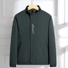 KNOWMLAB - Chaqueta Casual Hombre Verde.
