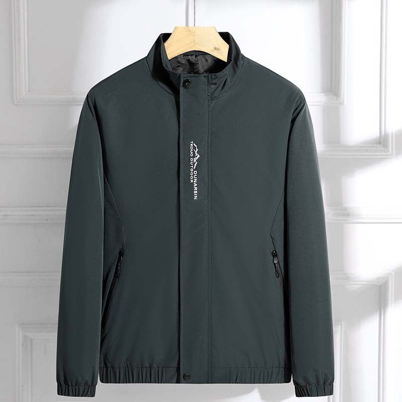 KNOWMLAB - Chaqueta Casual Hombre Verde.