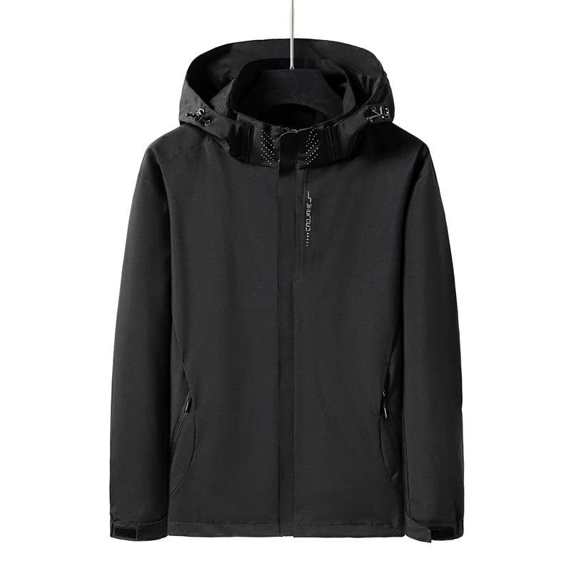 KNOWMLAB - Chaqueta Casual Hombre Con Sombrero Azul.