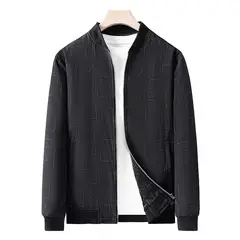 KNOWMLAB - Chaqueta Casual Hombre Negro