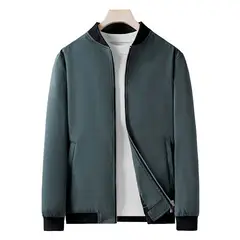 KNOWMLAB - Chaqueta Casual Hombre Negro