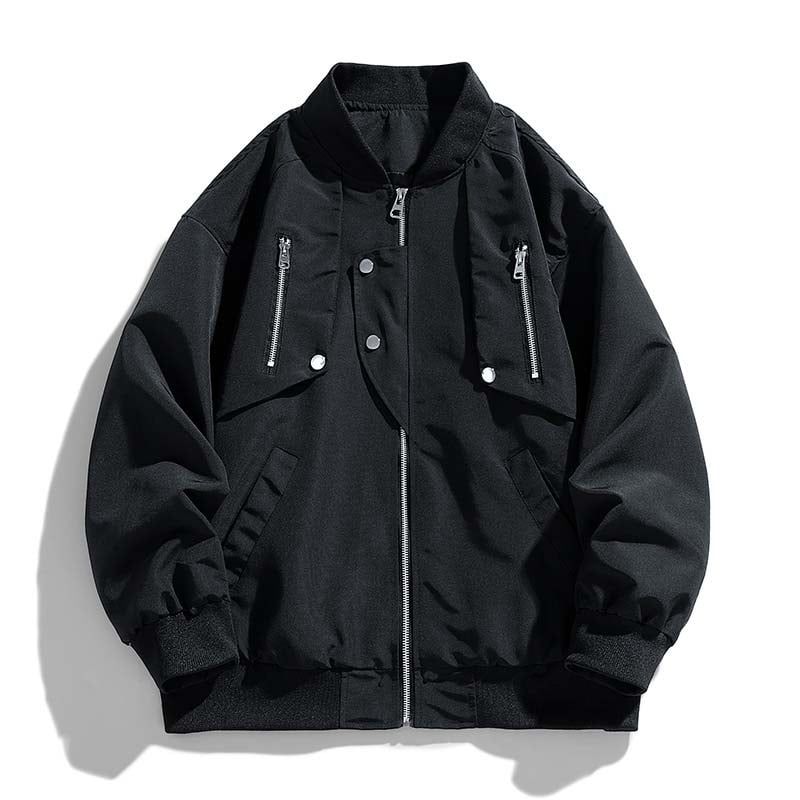 KNOWMLAB - Chaqueta Casual Hombre Negro.