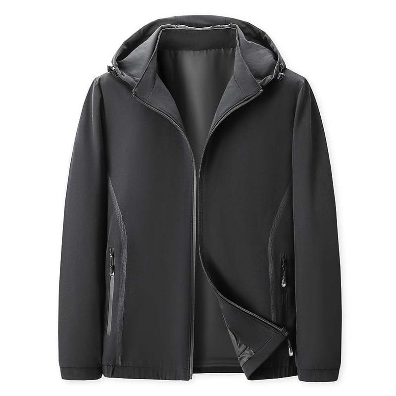 KNOWMLAB - Chaqueta Casual Hombre Negro.