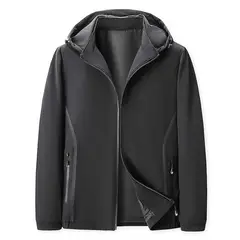 KNOWMLAB - Chaqueta Casual Hombre Negro.