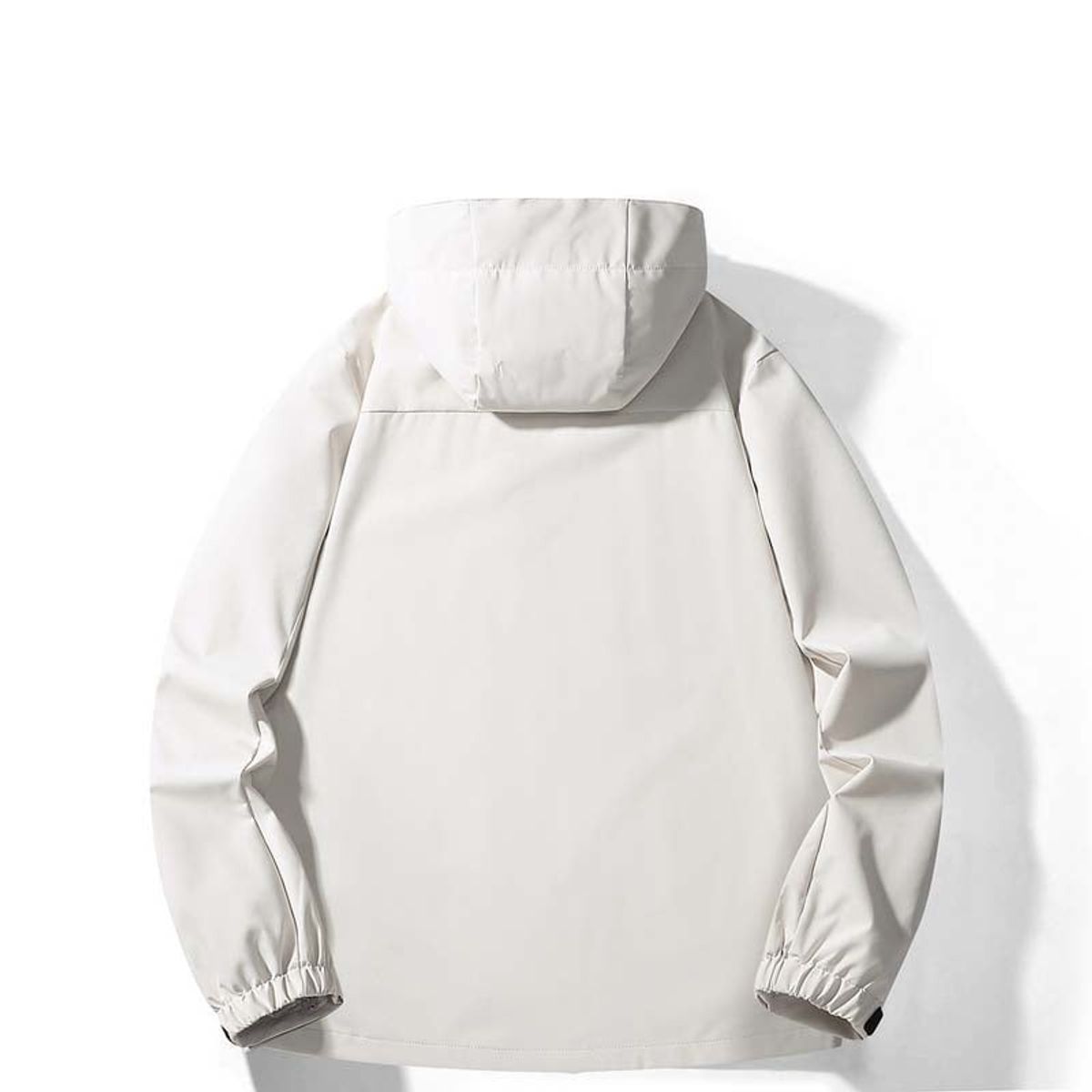 KNOWMLAB - Chaqueta Casual Hombre Con Sombrero Blanco