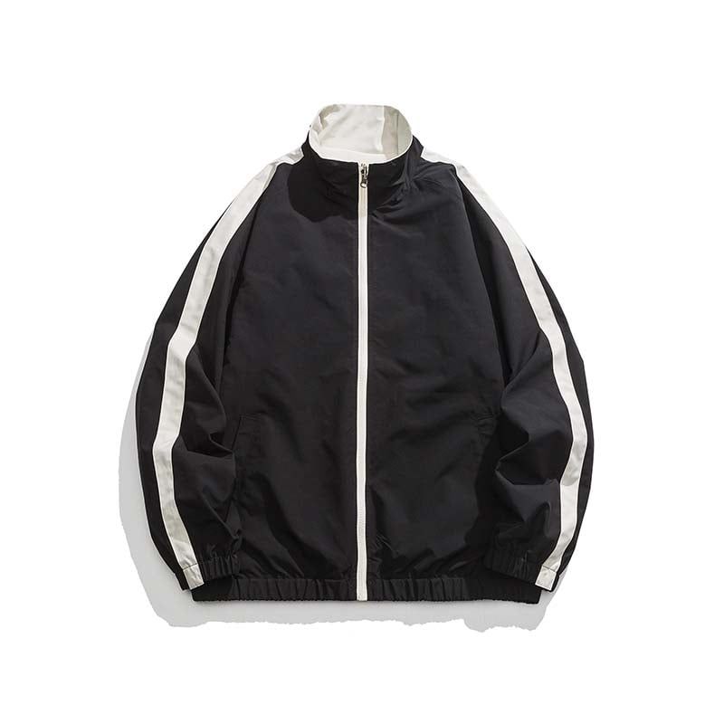 KNOWMLAB - Chaqueta Casual Hombre Con Doble Cara Negro.